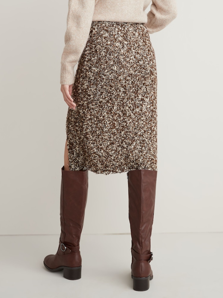 Brown Rochelle Co-ord Knitted Skirt - Image 1 of 5