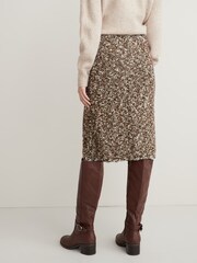 Brown Rochelle Co-ord Knitted Skirt - Image 4 of 5