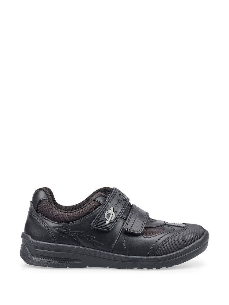 Start-Rite Rocket Black Leather School Shoes Standard Fit - Image 1 of 5