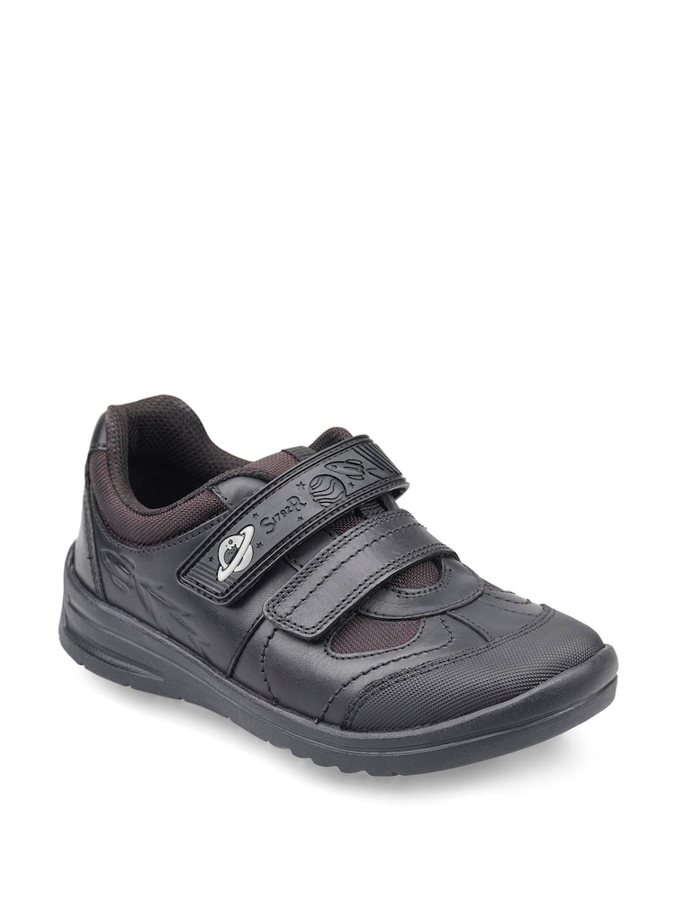 Start-Rite Rocket Black Leather School Shoes Standard Fit - Image 2 of 5
