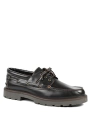 Jones Bootmaker Brown Perivale Chunky Leather Moccasins - Image 3 of 6