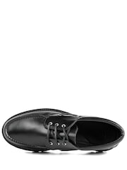Jones Bootmaker Black Perivale Chunky Leather Moccasins - Image 5 of 6