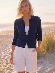 Roman Blue Petite Collar Cardigan - Image 2 of 4