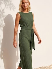 Vert - Combinaison texturée Roman Petite - Image 2 sur 4