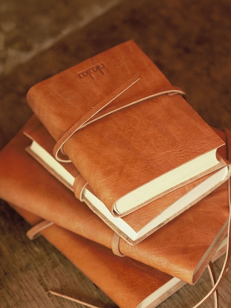 Nkuku Tanned Rustic Leather Journal - Image 1 of 2 Nkuku Tanned Rustic Leather Journal - Image 1 of 2