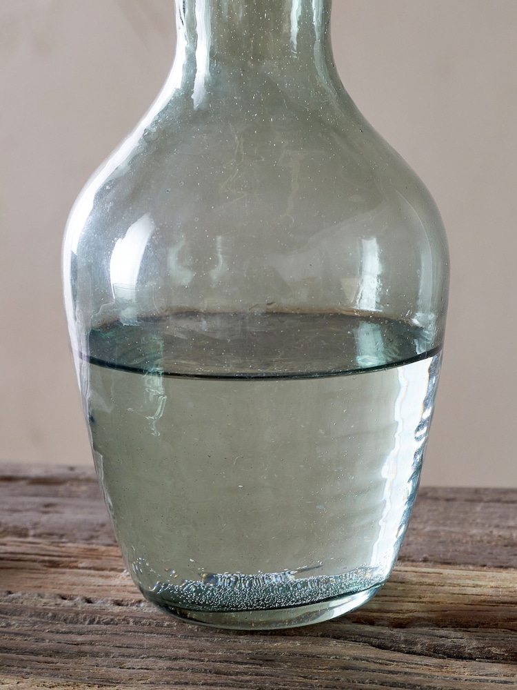 Nkuku Sage Green Yala Hammered Carafe - Image 2 of 3 Nkuku Sage Green Yala Hammered Carafe - Image 2 of 3