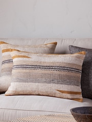 Nkuku Ochre Aravali Wool Cushion Cover - Image 1 of 4