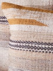 Nkuku Ochre Aravali Wool Cushion Cover - Image 2 of 4