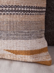Nkuku Ochre Aravali Wool Cushion Cover - Image 3 of 4