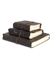 Nkuku Chocolate Brown Timu Leather Journal - Image 2 of 2