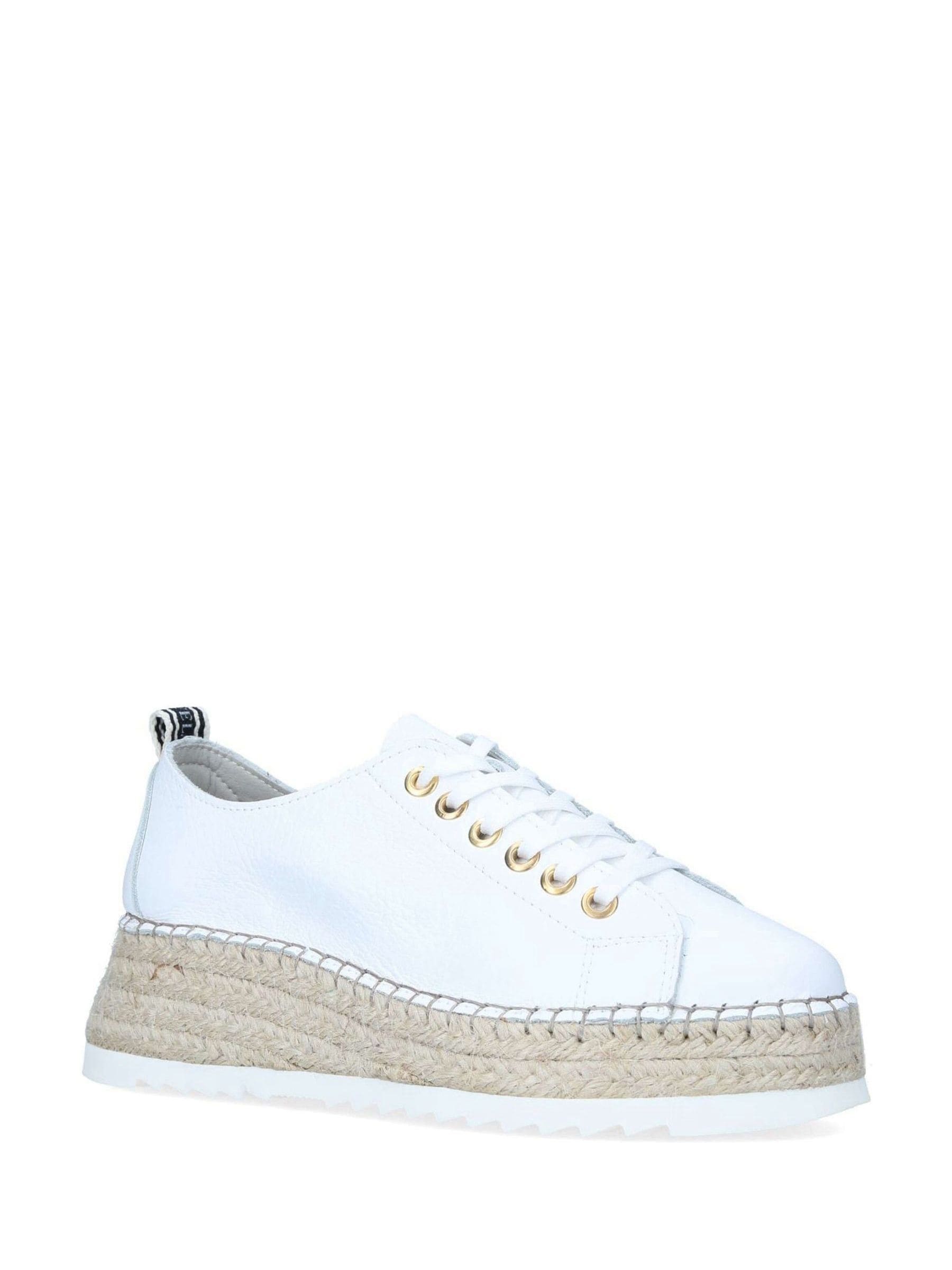 Carvela metallic trainers discount