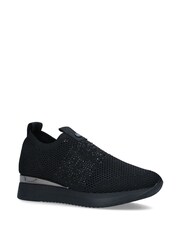 Carvela Black Janeiro Trainers - Image 2 of 5