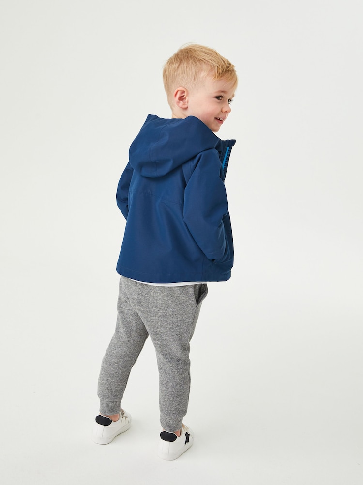 Navy Blue Lightweight Waterproof Jacket (3mths-7yrs) - Image 1 of 11
