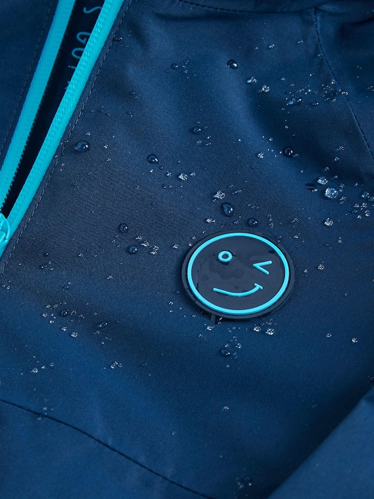 Navy Blue Lightweight Waterproof Jacket (3mths-7yrs) - Image 11 of 11
