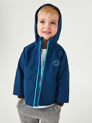 Navy Blue Lightweight Waterproof Jacket (3mths-7yrs) - Image 2 of 11