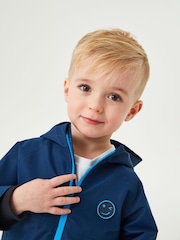 Navy Blue Lightweight Waterproof Jacket (3mths-7yrs) - Image 3 of 11