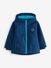 Navy Blue Lightweight Waterproof Jacket (3mths-7yrs) - Image 4 of 11