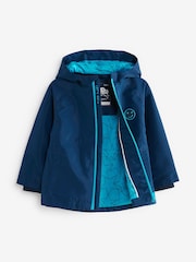 Navy Blue Lightweight Waterproof Jacket (3mths-7yrs) - Image 6 of 11