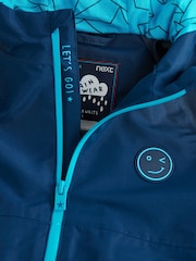 Navy Blue Lightweight Waterproof Jacket (3mths-7yrs) - Image 7 of 11