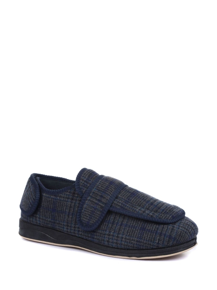 Pavers Blue Touch Fasten Slippers - Image 2 of 5