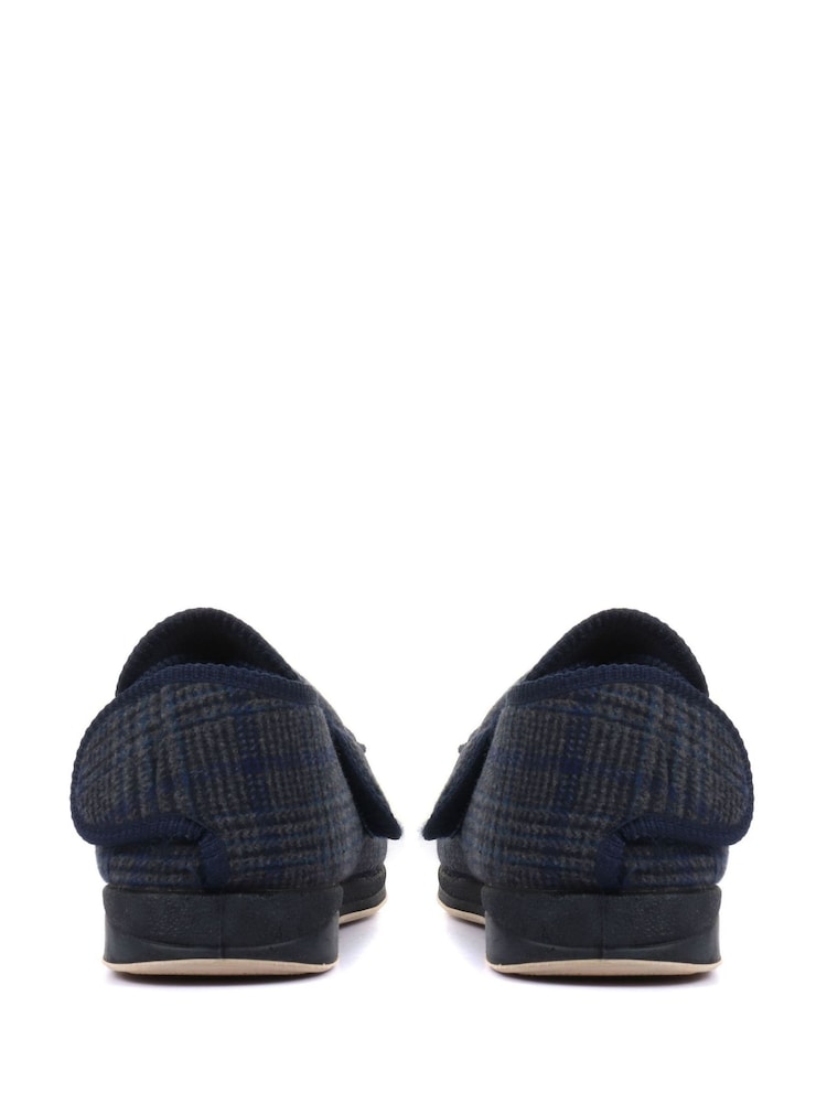 Pavers Blue Touch Fasten Slippers - Image 3 of 5