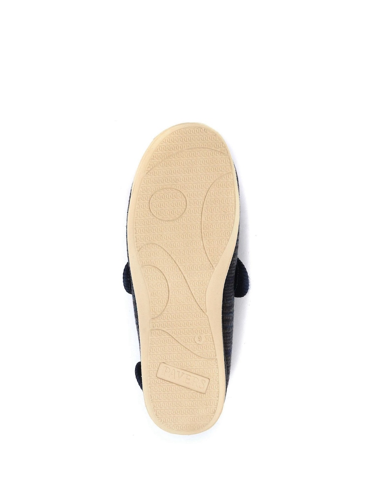 Pavers Blue Touch Fasten Slippers - Image 5 of 5