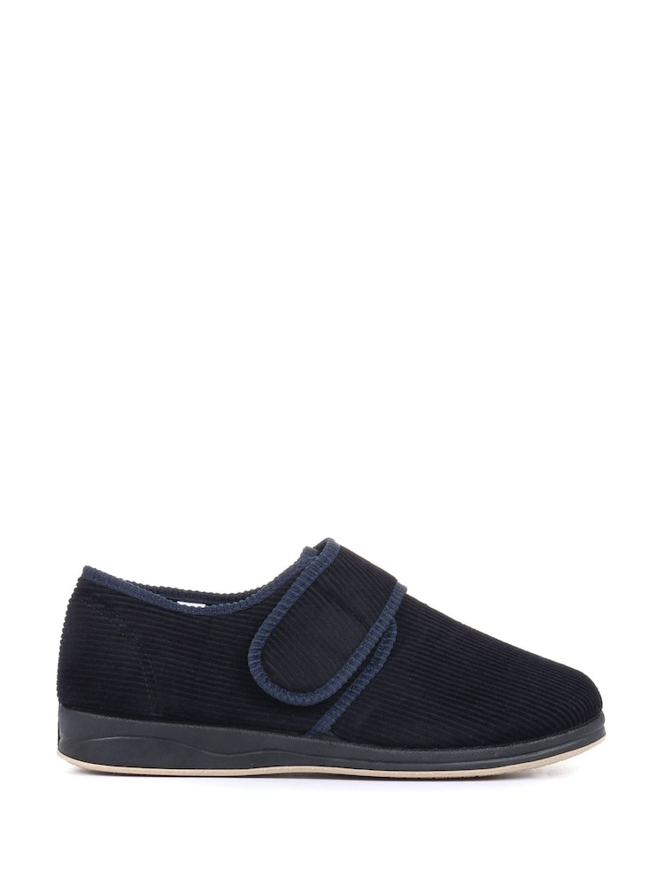 Pavers Blue Mens Full Slippers - Image 1 of 5