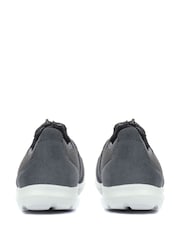 Pavers Grey Ladies Wide Fit Casual Slip-On Shoes - Image 2 of 5