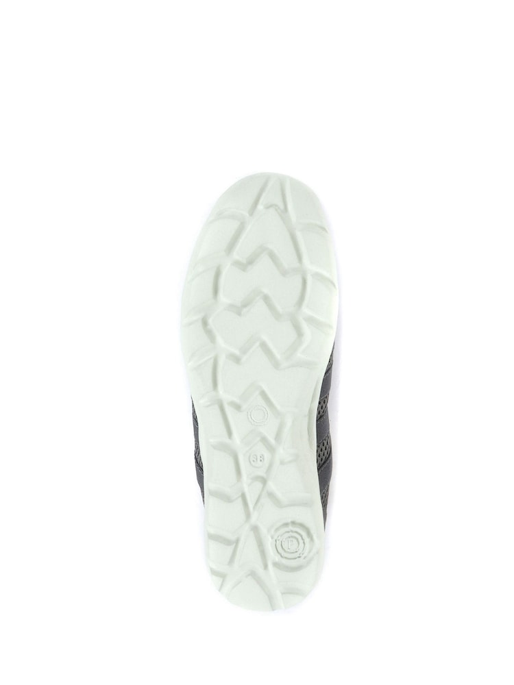 Pavers Grey Ladies Wide Fit Casual Slip-On Shoes - Image 5 of 5