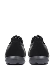 Pavers Black Ladies Wide Fit Casual Slip-On Shoes - Image 2 of 5