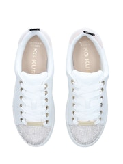 Argint/Argintiu - Kg Kurt Geiger Vegan Liza Quilt Trainers - Image 4 of 5