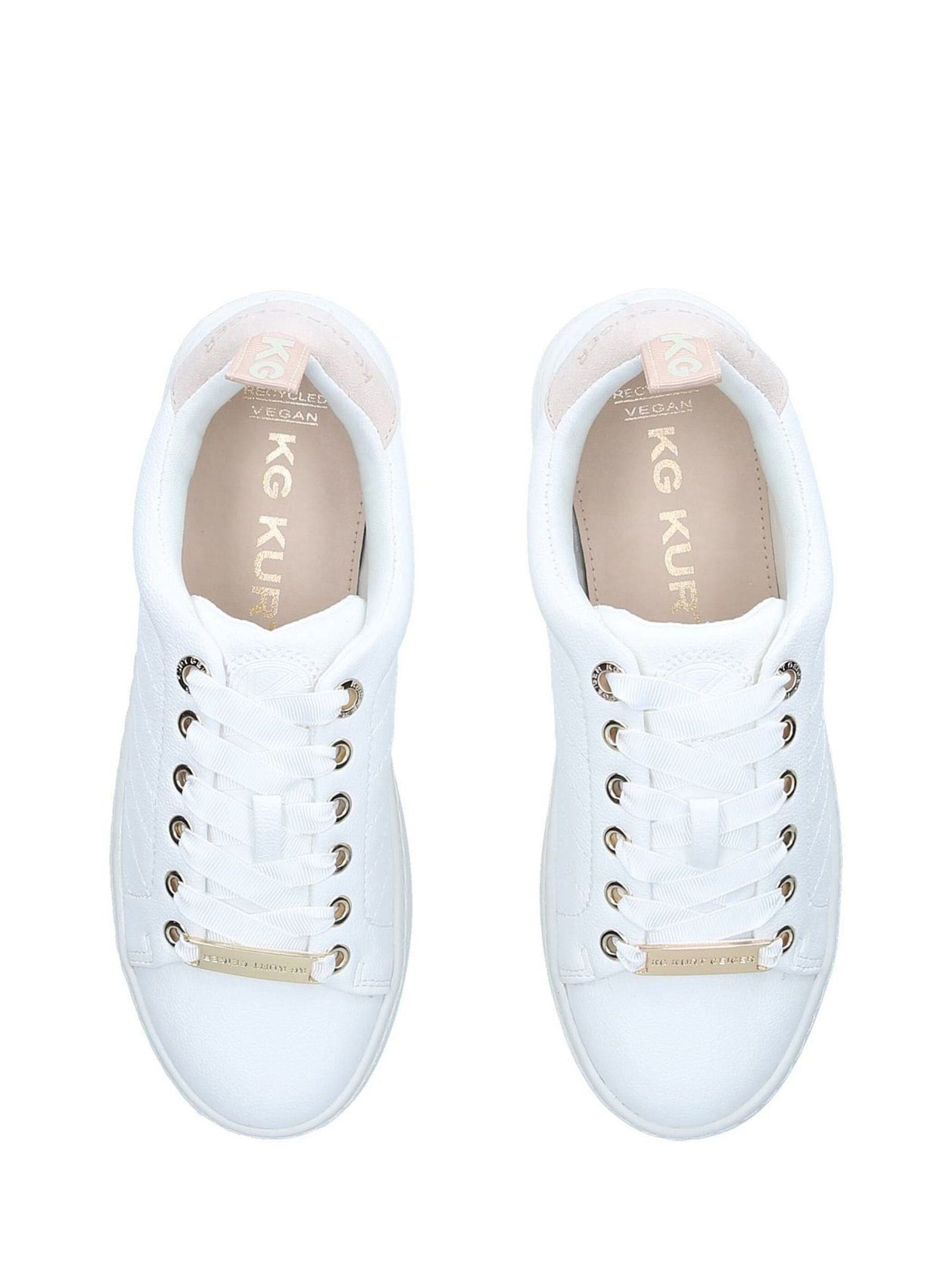 Buy KG Kurt Geiger White Liza Quilt Trainers from the Next UK online shop