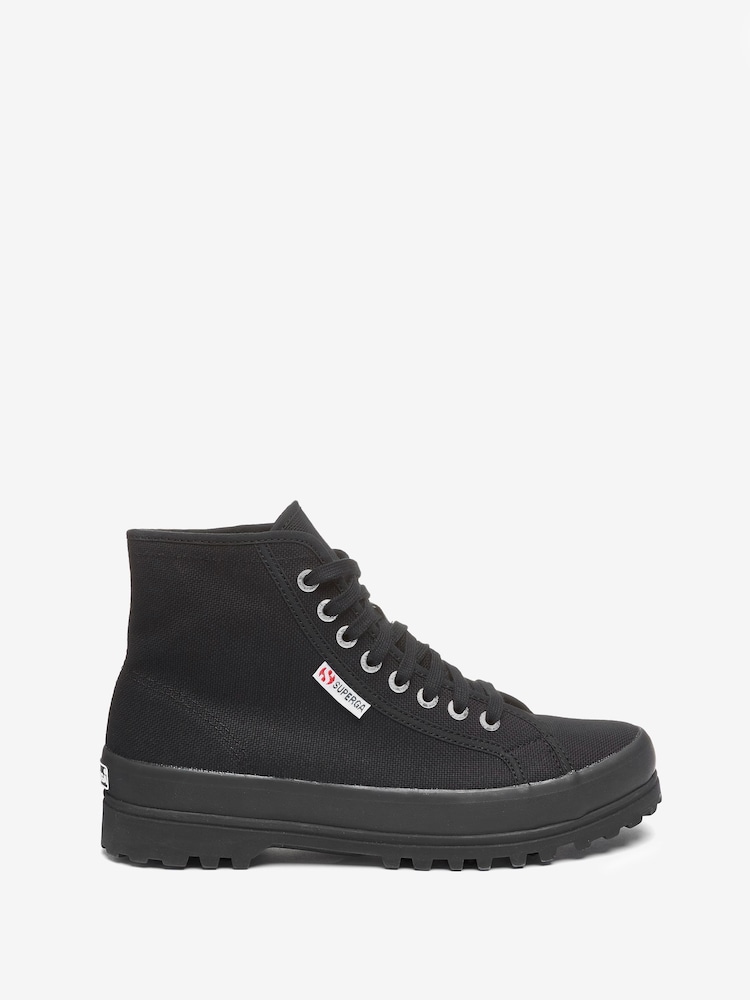 Superga Black 2341 Lug Boots - Image 1 of 1
