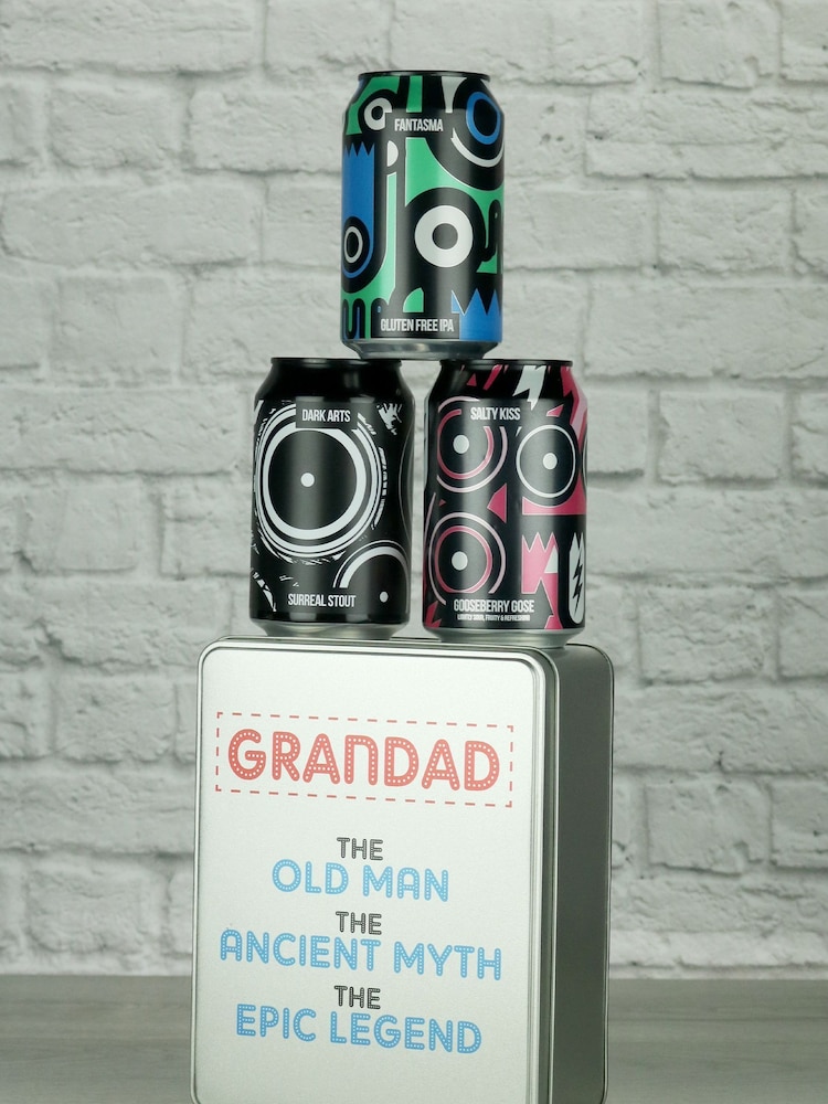 Grandad The Legend Craft Beer Gift Tin by Le Bon Vin - Image 1 of 1