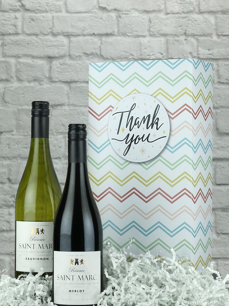 Thank You French Wine Gift Stripe by Le Bon Vin - Image 2 of 2