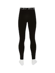 River Island Girls Black Monogram Waistband Leggings - Image 6 of 7