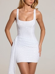 Oh Polly Embellished Draped Mini Dress - صورة 5 من 5