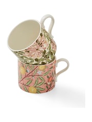 Morris & Co. Set of 2 Pink Fruit & Honeysuckle Mugs - Image 3 of 4
