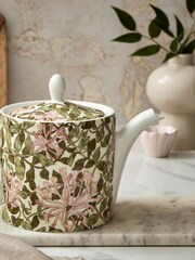 Morris & Co. Green Honeysuckle Teapot - Image 2 of 4