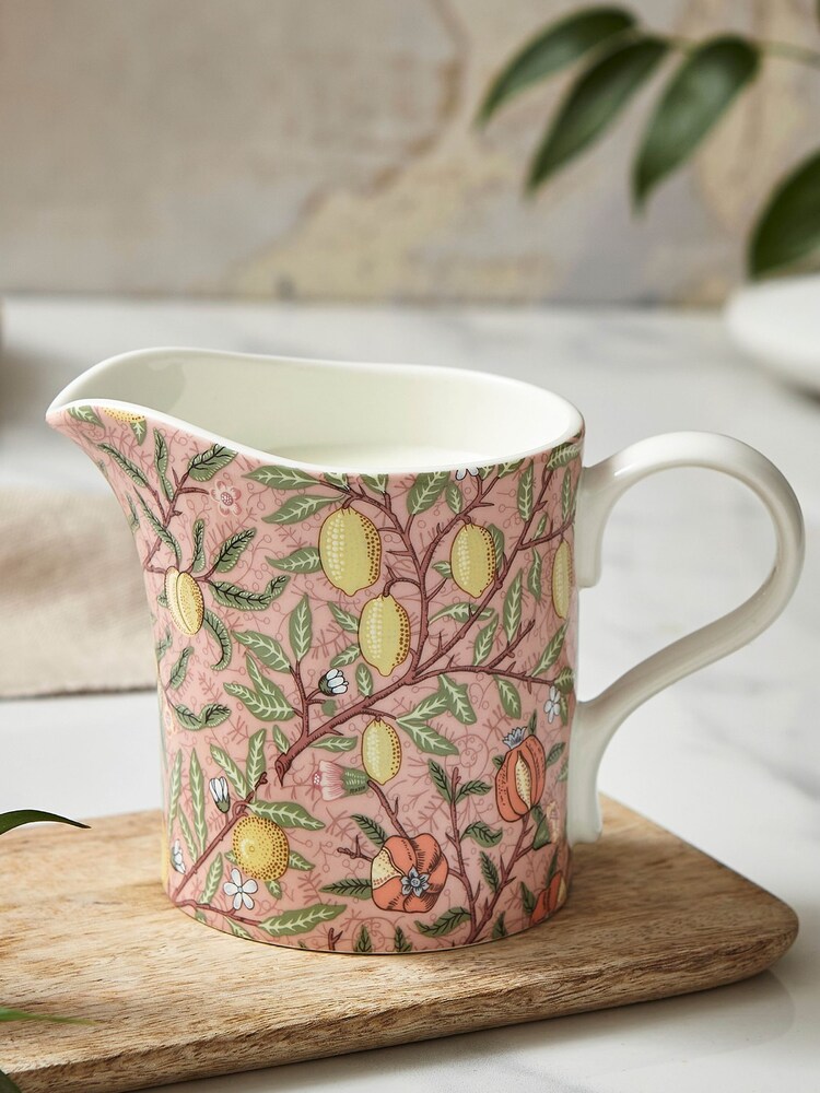 Morris & Co. Pink Fruit Jug - Image 1 of 4