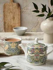 Morris & Co. Blue Strawberry Thief Tea For One - Image 2 of 4