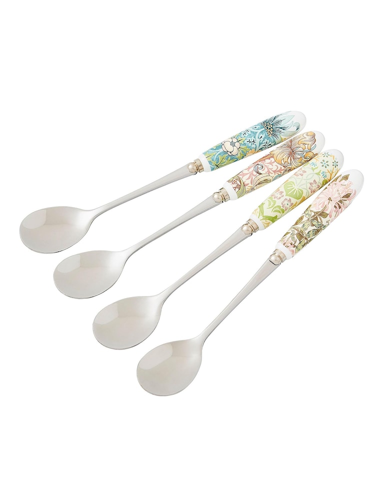 Morris & Co. Set of 6 White Teaspoons Cutlery Set - Image 2 of 4