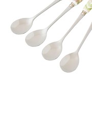 Morris & Co. Set of 6 White Teaspoons Cutlery Set - Image 3 of 4