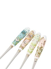 Morris & Co. Set of 6 White Teaspoons Cutlery Set - Image 4 of 4