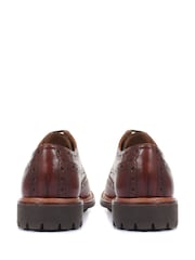 Jones Bootmaker Bushwick Goodyear Welted Leather Brown Brogues - Image 6 of 8
