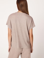 B by Ted Baker Rib Loungewear T-Shirt - Image 1 of 3