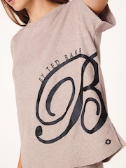 B by Ted Baker Rib Loungewear T-Shirt - Image 2 of 3
