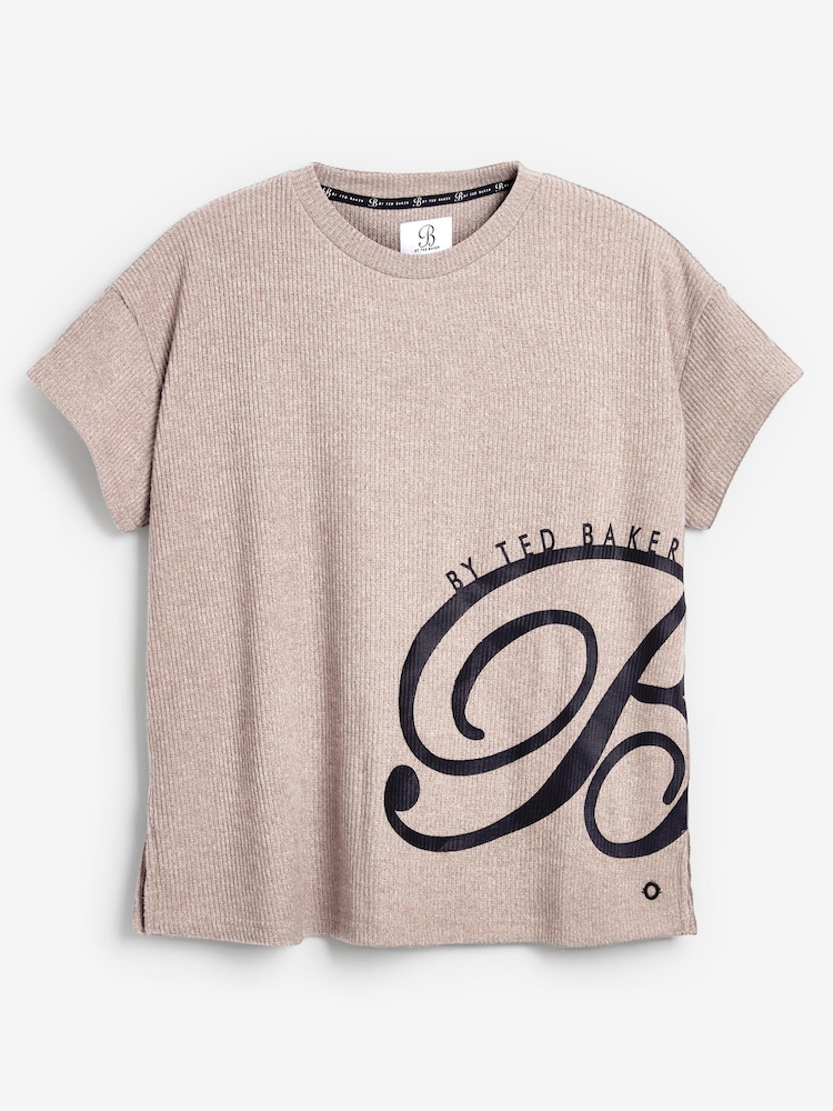 B by Ted Baker Rib Loungewear T-Shirt - Image 3 of 3