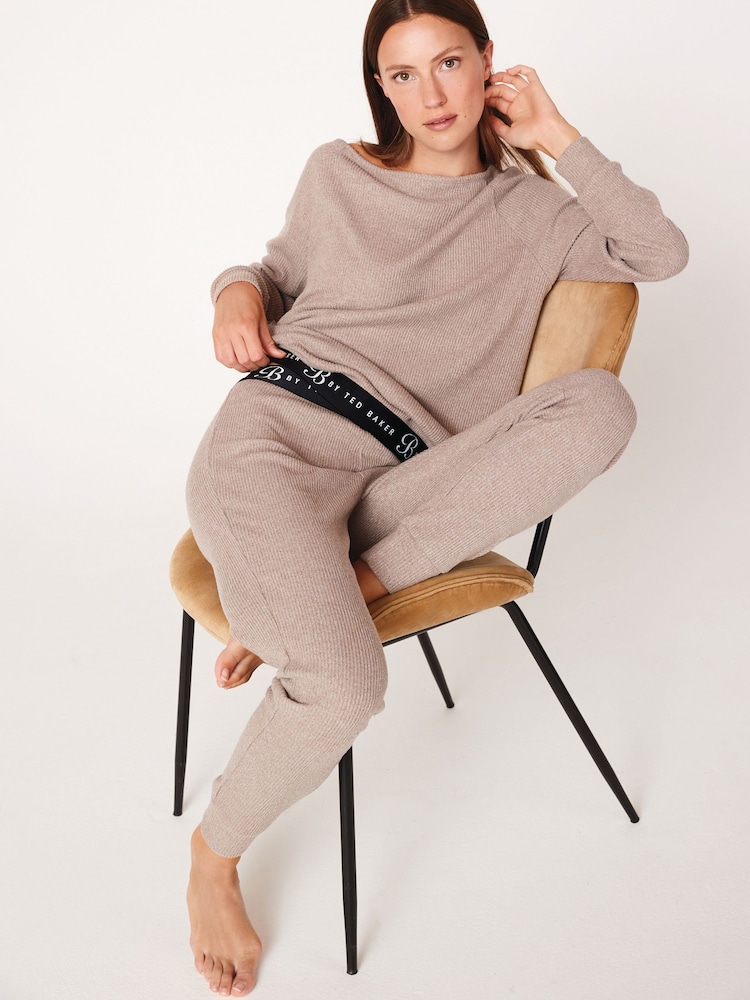 B by Ted Baker Rib Joggers - Image 1 of 5 B by Ted Baker Rib Joggers - Image 1 of 5