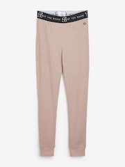 Темно-коричневый - Спортивные брюки в рубчик B by Ted Baker - Изображение 5 из 5